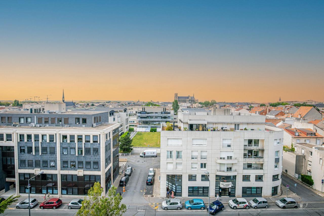 Le Septieme - Vue Cathedrale - Saint Remi Apartment Реймс Екстериор снимка